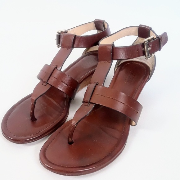Coach Shoes - Coach Brown Sandals Size 7